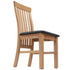 Swen Studio -  Dining Chairs 6 pcs Solid Oak Wood and Faux Leather